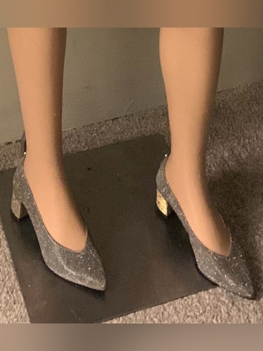 Luxurious Gray Heels by